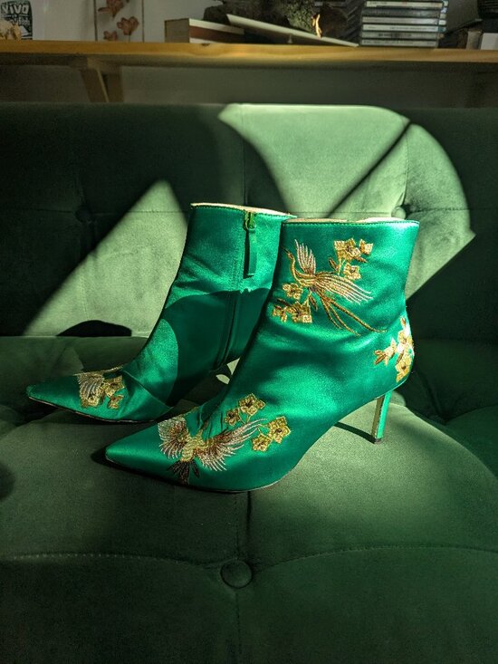 Zara Shoes - Emerald heel boots